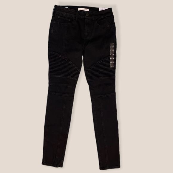 NWT Pacsun Stacked Skinny Black Jeans 28x30
